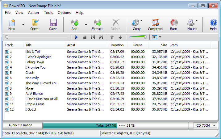 Burn ape files to Audio CD