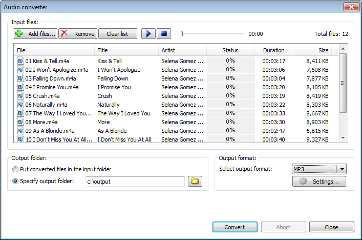 Isonics 1 7 0 – Convert Audio Files Between Formats