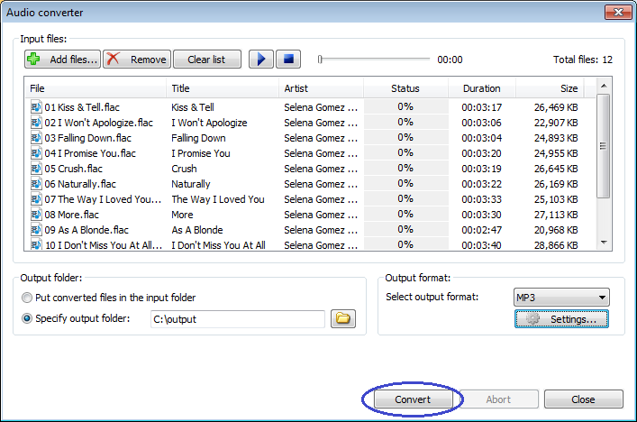 flac file to mp3 converter