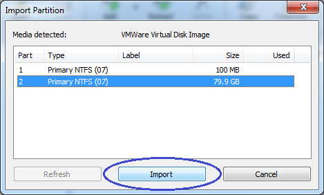 convert .vmdk file to iso image