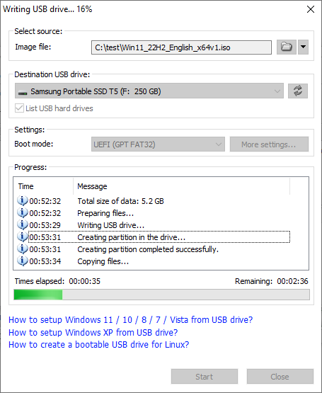 to setup Windows 11, Windows 10, Windows 7, Windows 8 / 8.1 / from USB drive?